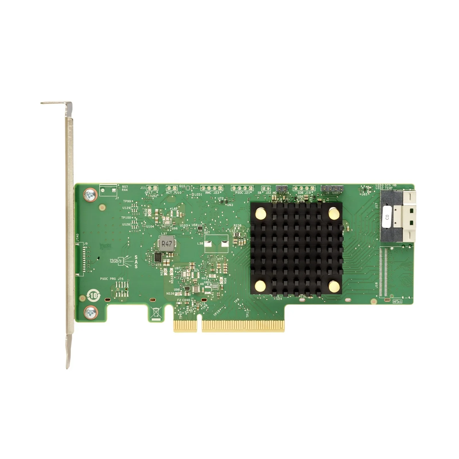 Broadcom HBA 9500-8i 12Gb/s SAS/SATA/NVMe Tri-Mode Host Bus Adapter, PCIe 4.0 x8