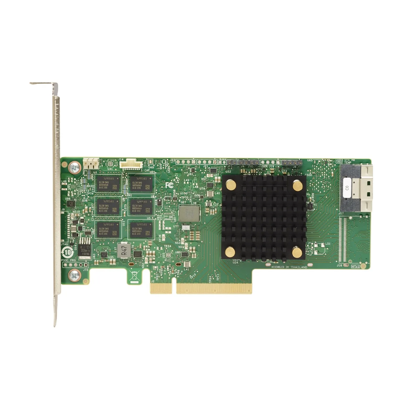 Controladora RAID Tri-Mode Broadcom MegaRAID 9560-8i 12Gb/s SAS/SATA/NVMe, caché de 4 GB, PCIe 4.0